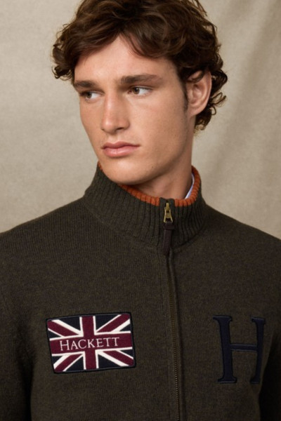 PULÓVER HACKETT LONDON HERITAGE RALLY FZIP - Kép 6