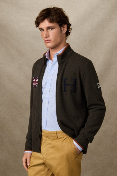 PULÓVER HACKETT LONDON HERITAGE RALLY FZIP - Kép 4