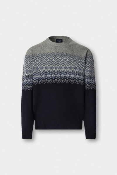 PULÓVER HACKETT LONDON FAIRISLE CREW - Kép 7