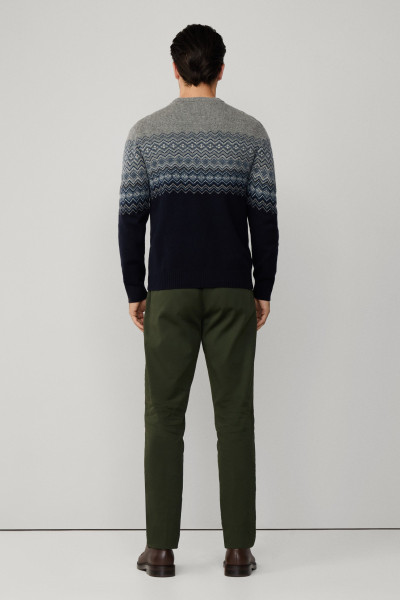 PULÓVER HACKETT LONDON FAIRISLE CREW - Kép 4