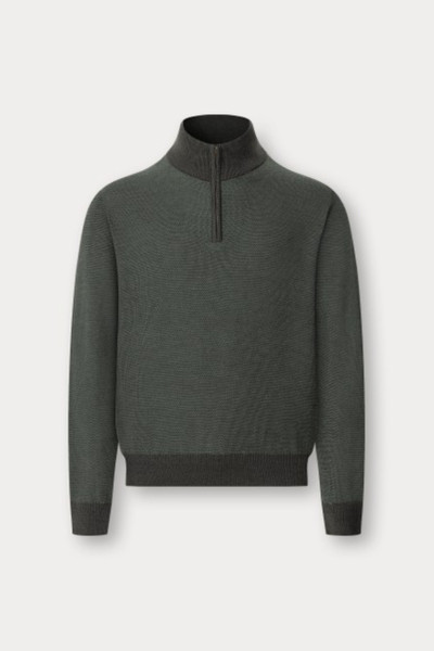 PULÓVER HACKETT LONDON HONEYCOMB STITCH HZIP - Kép 1