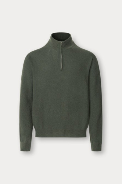 PULÓVER HACKETT LONDON MERINO CASH MIX HZIP - Kép 9