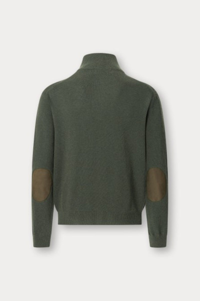 PULÓVER HACKETT LONDON MERINO CASH MIX HZIP - Kép 10