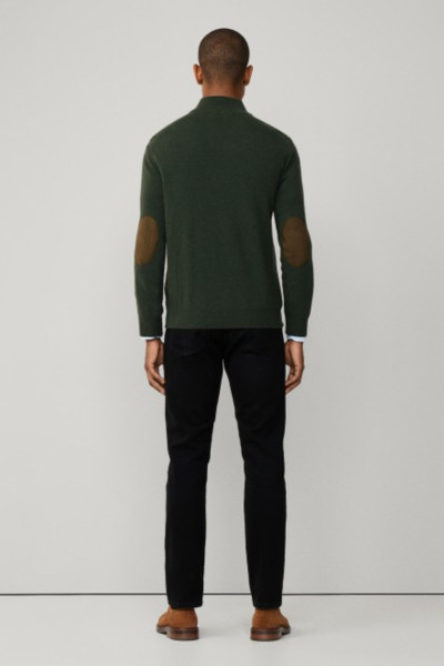 PULÓVER HACKETT LONDON MERINO CASH MIX HZIP - Kép 3