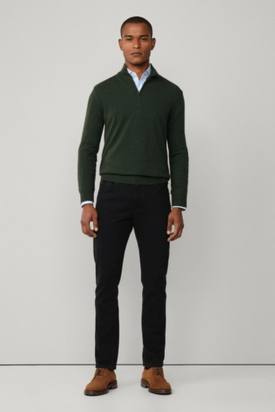 PULÓVER HACKETT LONDON MERINO CASH MIX HZIP - Kép 2