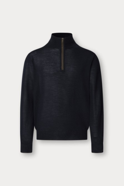 PULÓVER HACKETT LONDON MERINO SILK HZIP - Kép 9