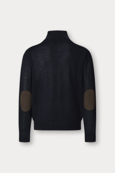 PULÓVER HACKETT LONDON MERINO SILK HZIP - Kép 10