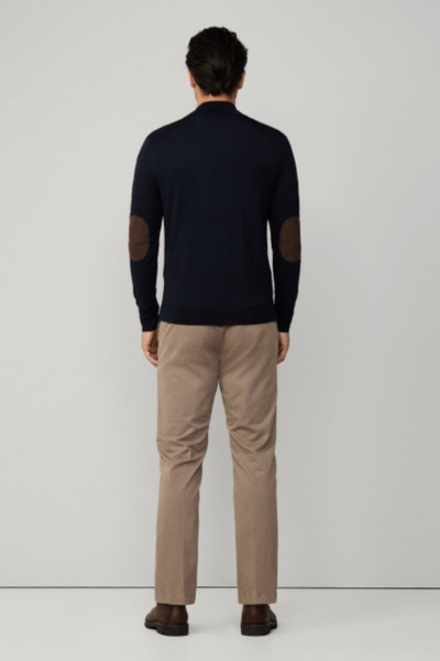 PULÓVER HACKETT LONDON MERINO SILK HZIP - Kép 6