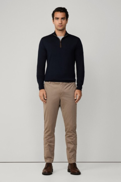 PULÓVER HACKETT LONDON MERINO SILK HZIP - Kép 5
