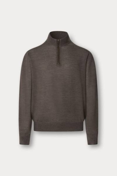 PULÓVER HACKETT LONDON MERINO SILK HZIP - Kép 1