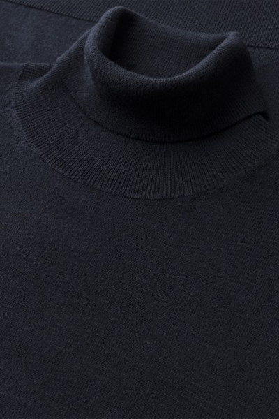 PULÓVER HACKETT LONDON MERINO SILK ROLL NECK - Kép 9