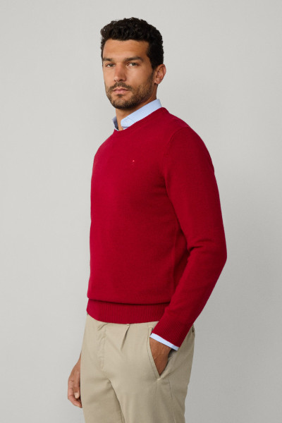 SVETR HACKETT LONDON LAMBSWOOL CREW - Fotografie č. 4