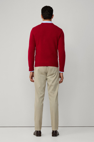 SVETR HACKETT LONDON LAMBSWOOL CREW - Fotografie č. 6