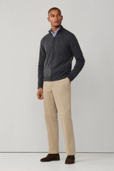 PULÓVER HACKETT LONDON LAMBSWOOL FZIP - Kép 4