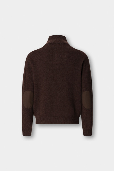 PULÓVER HACKETT LONDON LAMBSWOOL HZIP - Kép 7