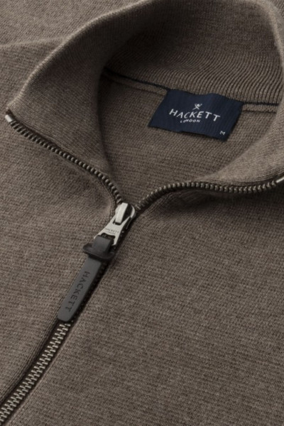 PULÓVER HACKETT LONDON MILANO FZIP - Kép 7