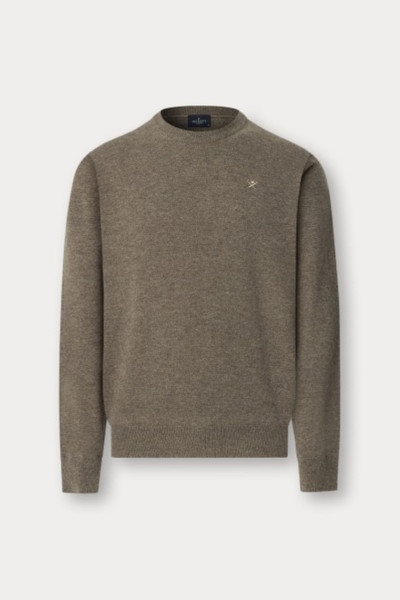 PULÓVER HACKETT LONDON HERRINGBONE TRIM CREW - Kép 1