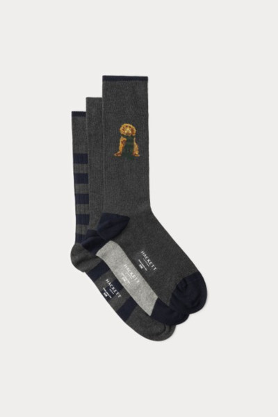 PONOŽKY HACKETT LONDON HARRY PLACEMENT 3P - Fotografie č. 1