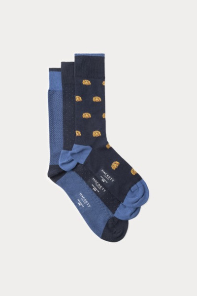 ZOKNI HACKETT LONDON HARRY ALLOVER SOCKS 3P - Kép 1