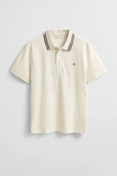 PÓLÓ GANT COLLAR TIPPING SS POLO - Kép 1
