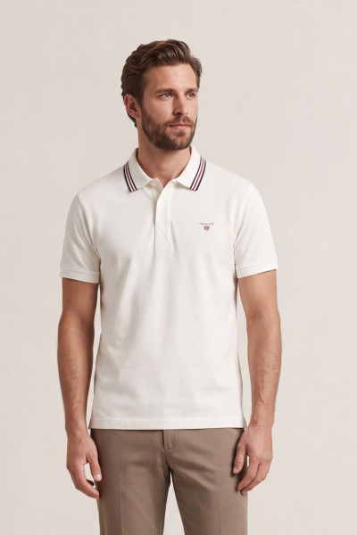 POLOKOŠEĽA GANT COLLAR TIPPING SS POLO - Fotografia č. 1