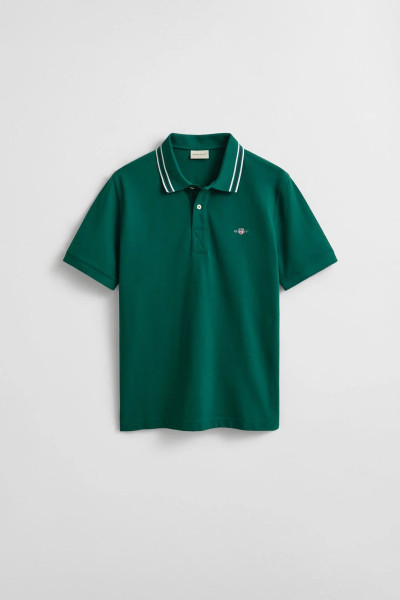PÓLÓ GANT COLLAR TIPPING SS POLO - Kép 1