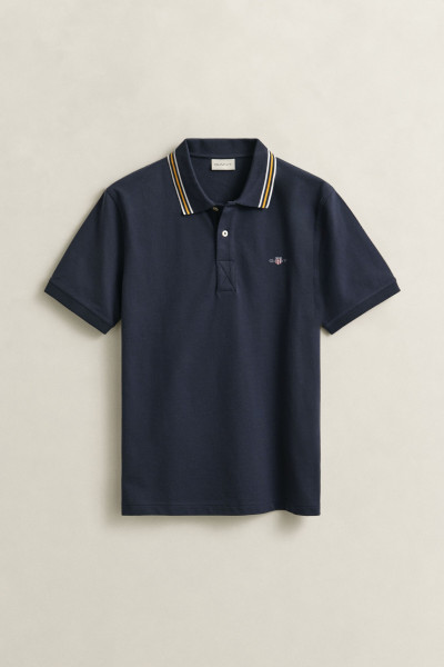 PÓLÓ GANT COLLAR TIPPING SS POLO - Kép 1