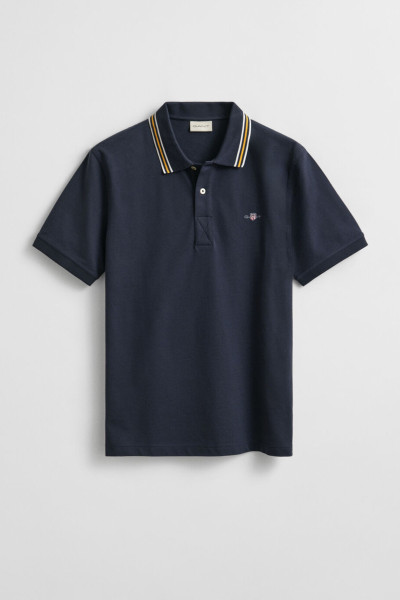 PÓLÓ GANT COLLAR TIPPING SS POLO - Kép 1