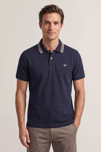 POLOKOŠEĽA GANT COLLAR TIPPING SS POLO - Fotografia č. 1