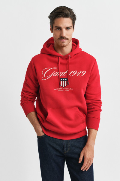MIKINA GANT GRAPHIC HOODIE - Fotografia č. 1
