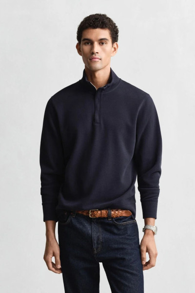 MIKINA GANT LIGHT SACKER HALF ZIP - Fotografia č. 1