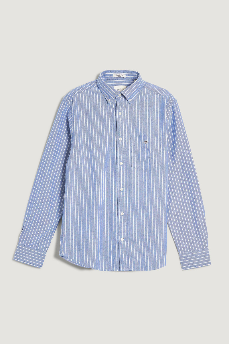 E-shop KOŠILE GANT REG CLASSIC OXFORD STRIPE SHIRT COLLEGE BLUE