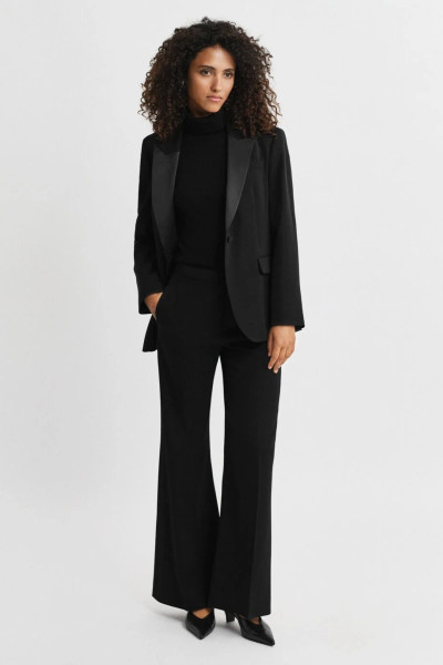 NADRÁG GANT WOOL BLEND FLARE TUXEDO PANTS - Kép 1