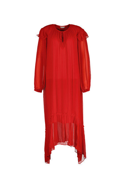 RUHA GANT MAXI VISCOSE FRILL DRESS - Kép 1