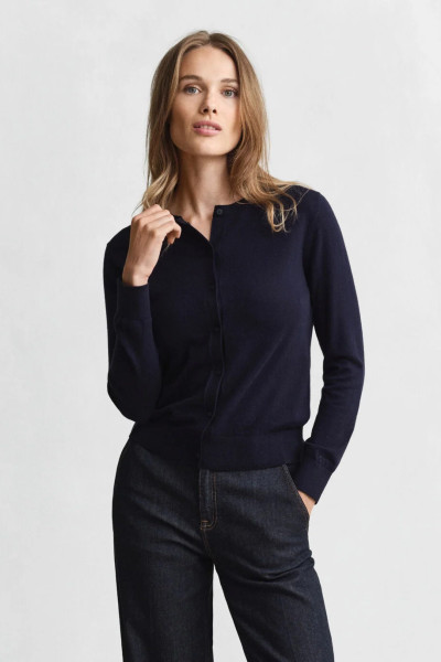 KARDIGÁN GANT LIGHT KNIT C-NECK CARDIGAN - Fotografie č. 1