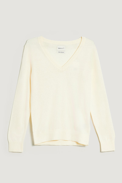 PULÓVER GANT LIGHT KNIT V-NECK - Kép 1