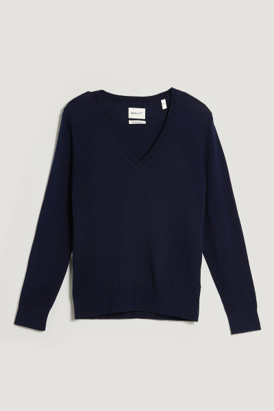 PULÓVER GANT LIGHT KNIT V-NECK - Kép 1
