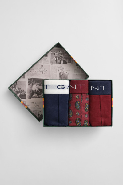 ALSÓNEMŰ GANT PAISLEY PRINT TRUNK 3-PACK GB - Kép 4