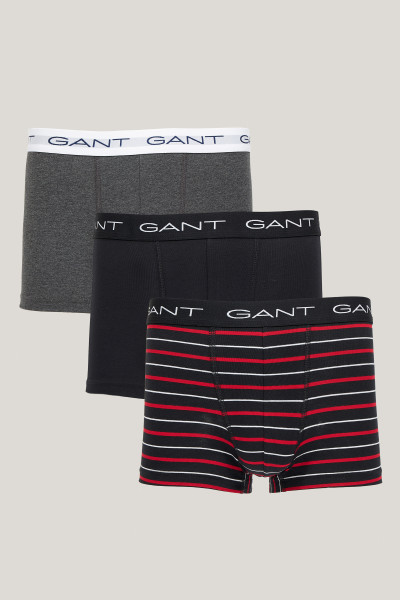 SPODNÍ PRÁDLO GANT STRIPED TRUNK 3-PACK GIFT BOX - Fotografie č. 1