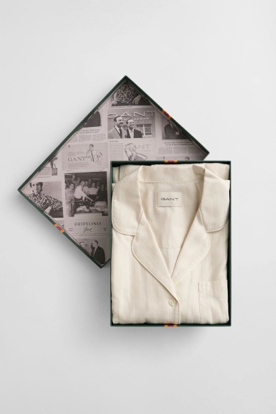 PYŽAMO GANT SATIN STRIPE PAJAMA SET GIFT BOX - Fotografia č. 6