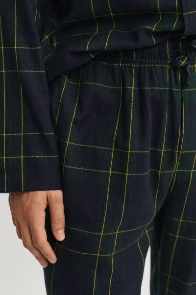 PIZSAMA GANT FLANNEL CHECK PAJAMA SET GIFT BOX - Kép 5