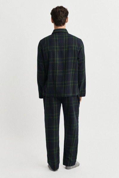 PIZSAMA GANT FLANNEL CHECK PAJAMA SET GIFT BOX - Kép 4