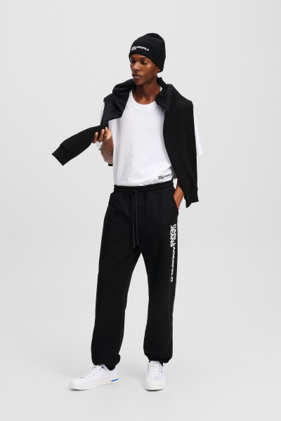 TRÉNINGNADRÁG KARL LAGERFELD JEANS KLJ TEXT LOGO SLIM SWEATPANT - Kép 3