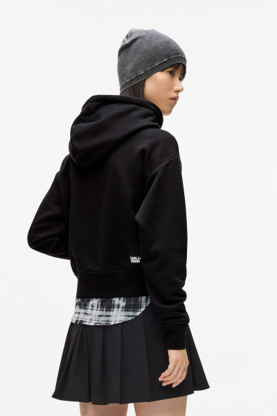 MELEGÍTŐ FELSŐ KARL LAGERFELD JEANS KLJ REG LOGO HOODIE - Kép 3