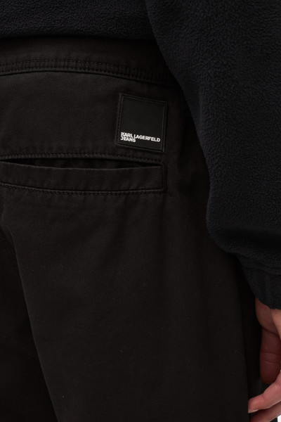 NADRÁG KARL LAGERFELD JEANS KLJ RELAXED CHINO PANT - Kép 4