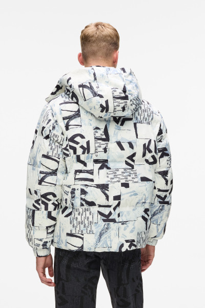 DZSEKI KARL LAGERFELD JEANS KLJ AOP PUFFER - Kép 2