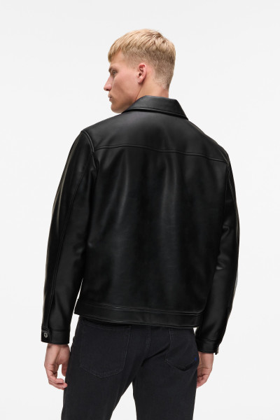 BUNDA KARL LAGERFELD JEANS KLJ FAUX LEATHER JACKET - Fotografie č. 3