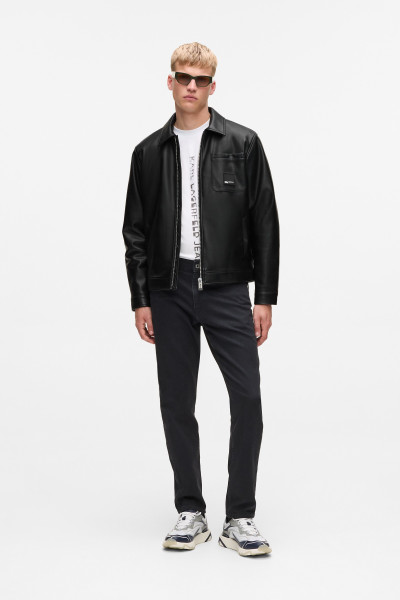 BUNDA KARL LAGERFELD JEANS KLJ FAUX LEATHER JACKET - Fotografie č. 2