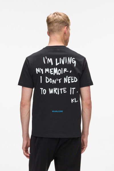 PÓLÓ KARL LAGERFELD JEANS KLJ REG KARLISM TEE - Kép 3