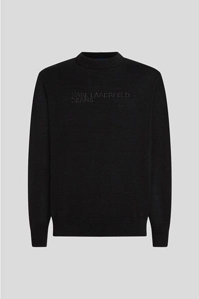 PULÓVER KARL LAGERFELD JEANS KLJ REG EMBROIDERED SWEATER - Kép 1